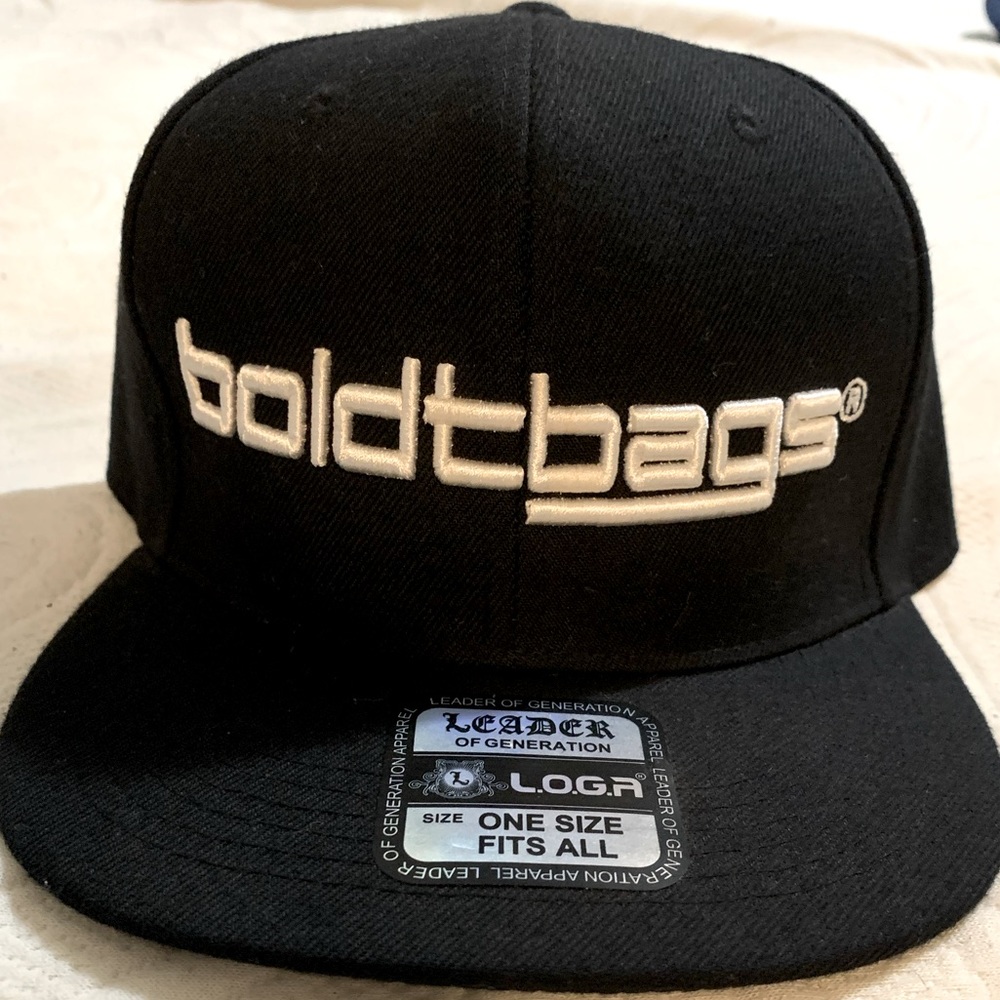 Boldt Bags snap back hat black NWT